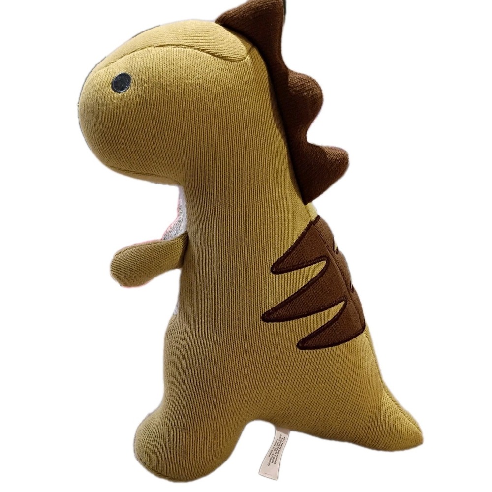 Hobby Lobby Dinosaur Plush Stuffed Animal Decorative Pillow Corduroy Lines EUC - Picture 6 of 10